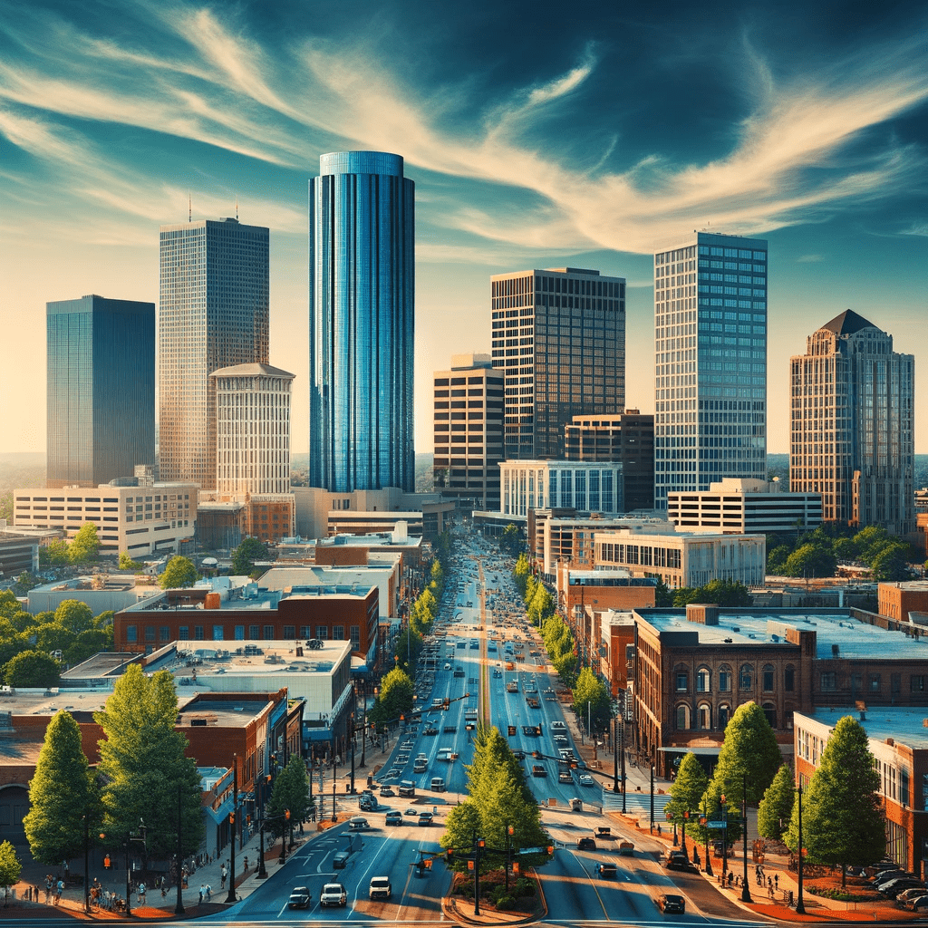 Picture of downtown Birmingham, Alabama