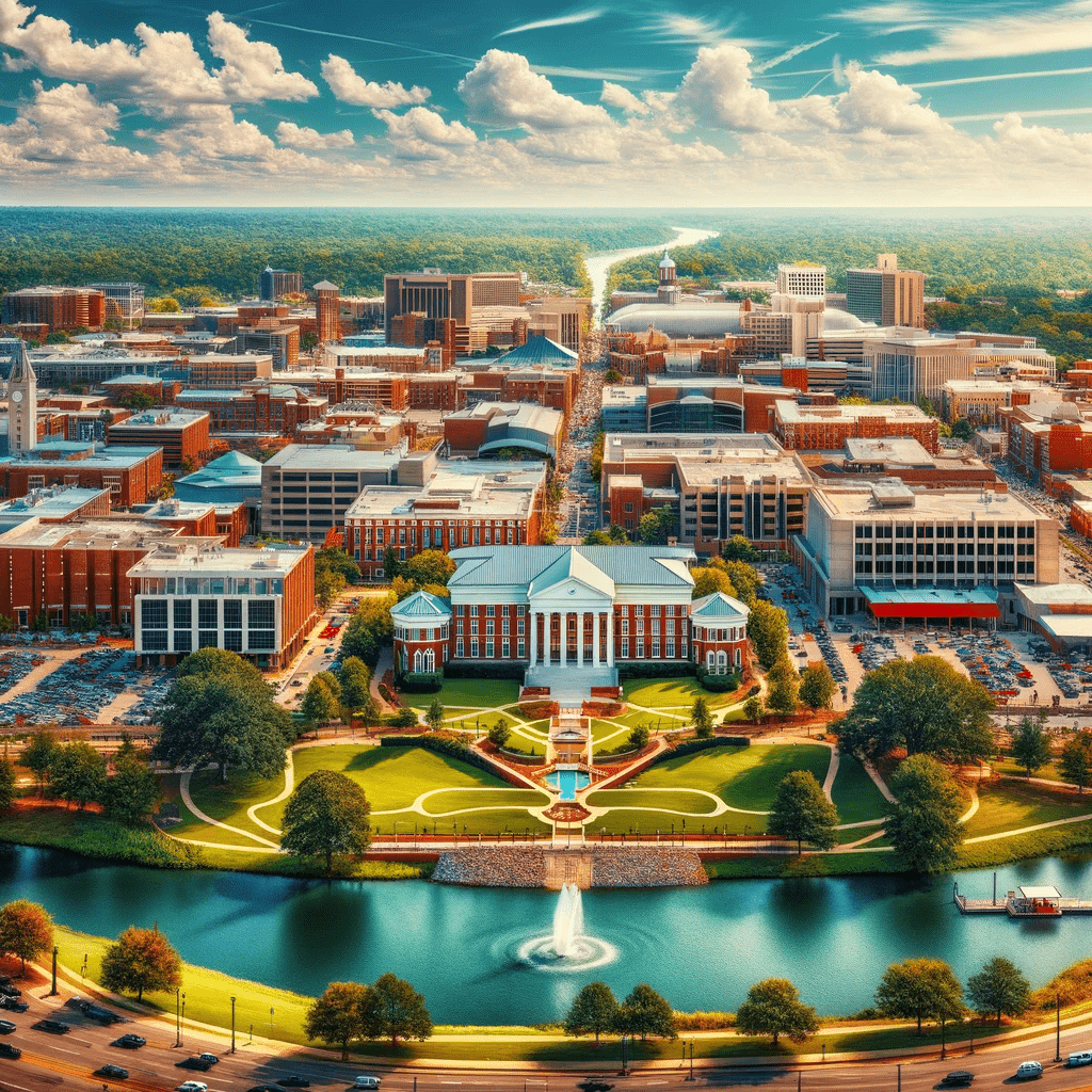 Picture of downtown Tuscaloosa, Alabama