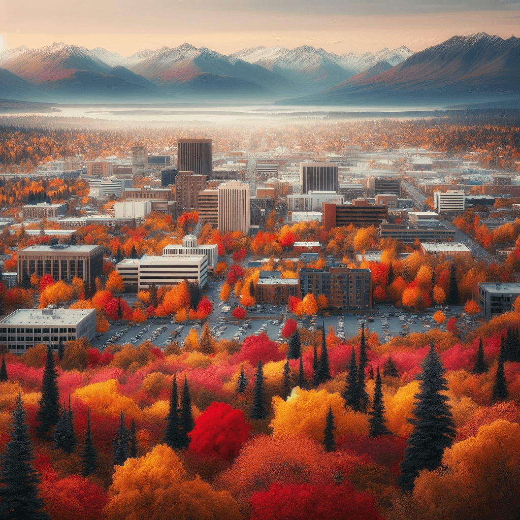 Picture of downtown Anchorage, Alaska