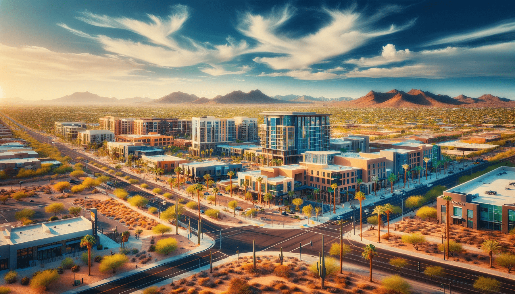 Picture of downtown Chandler, Arizona
