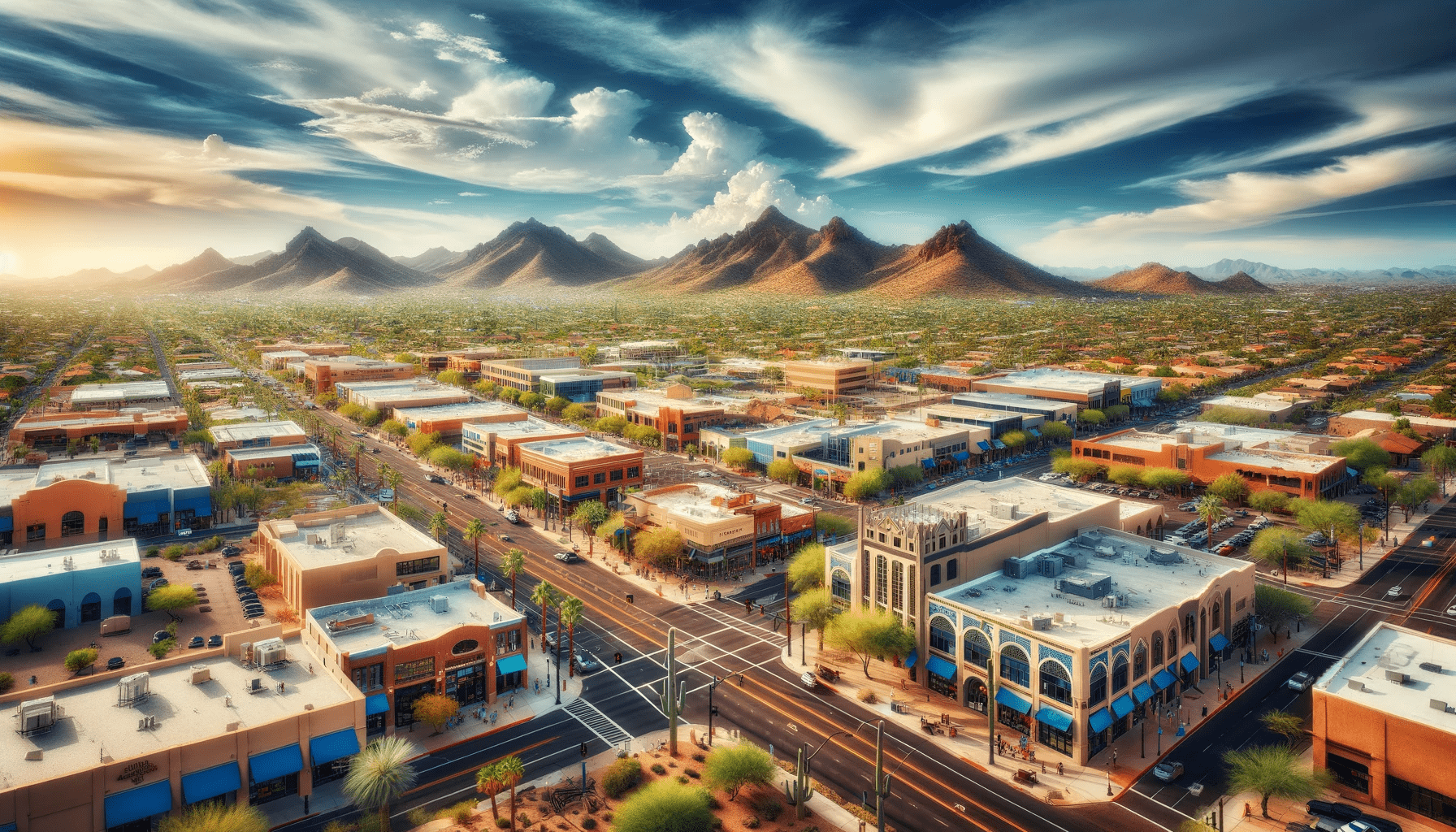 Picture of downtown Glendale, Arizona