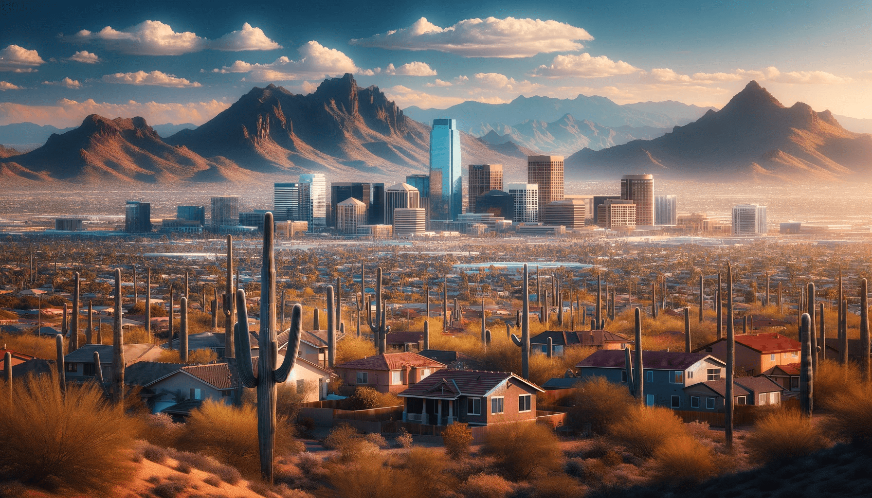 Picture of downtown Phoenix, Arizona