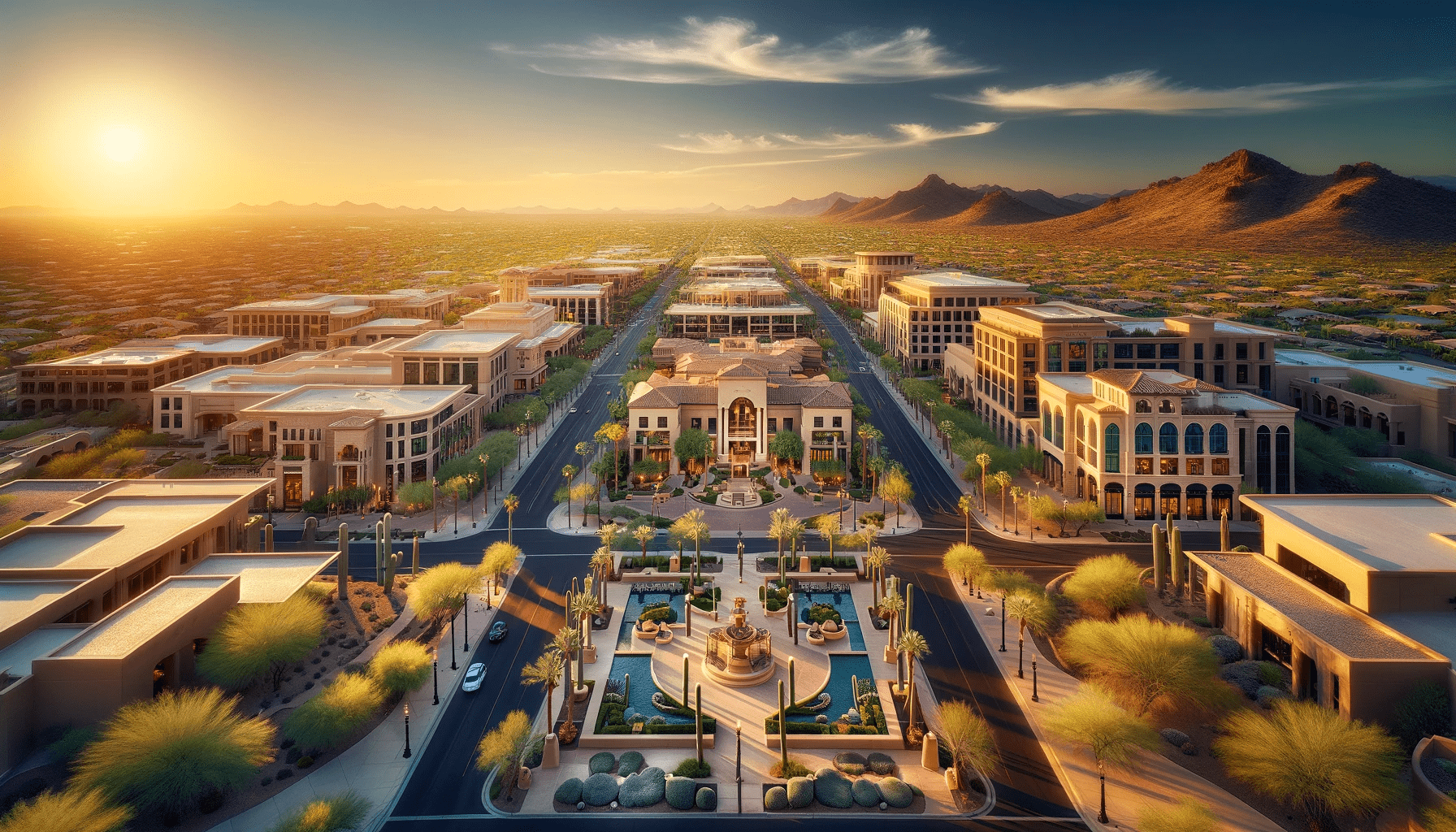 Picture of downtown Scottsdale, Arizona
