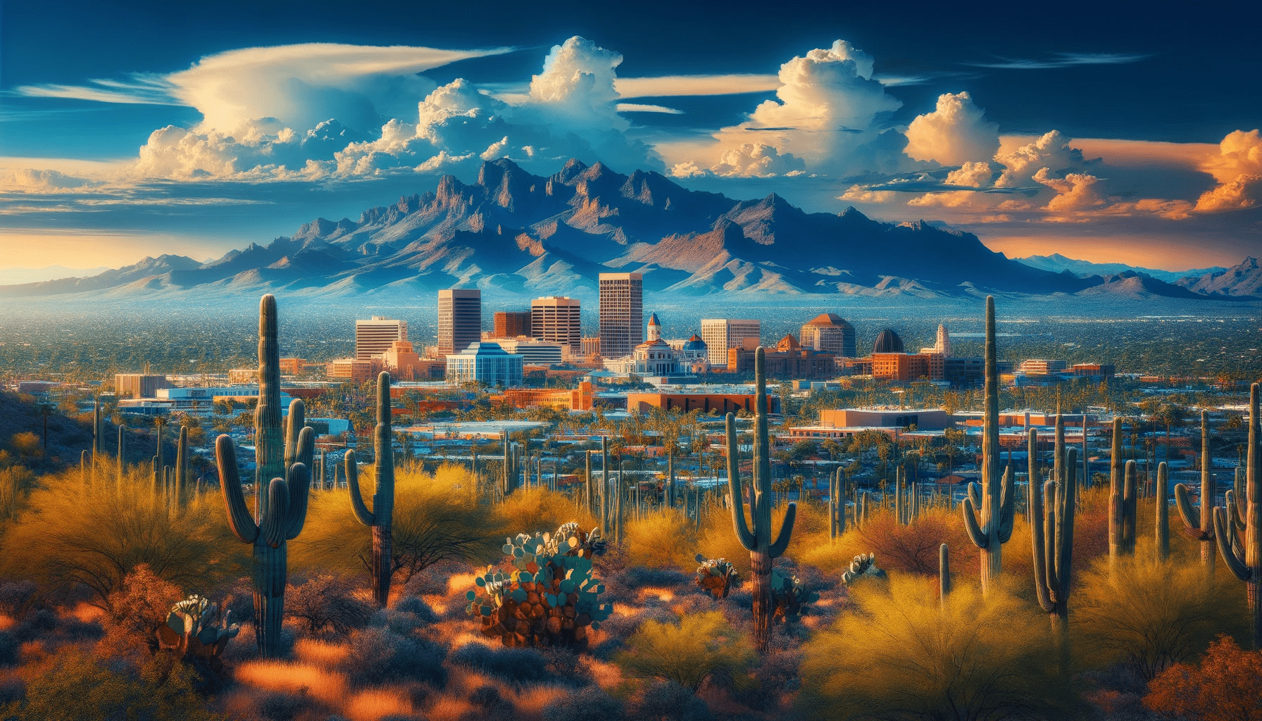 Picture of downtown Tucson, Arizona