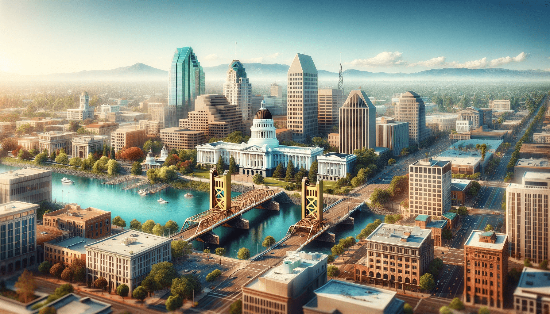 Picture of downtown Sacamento, California
