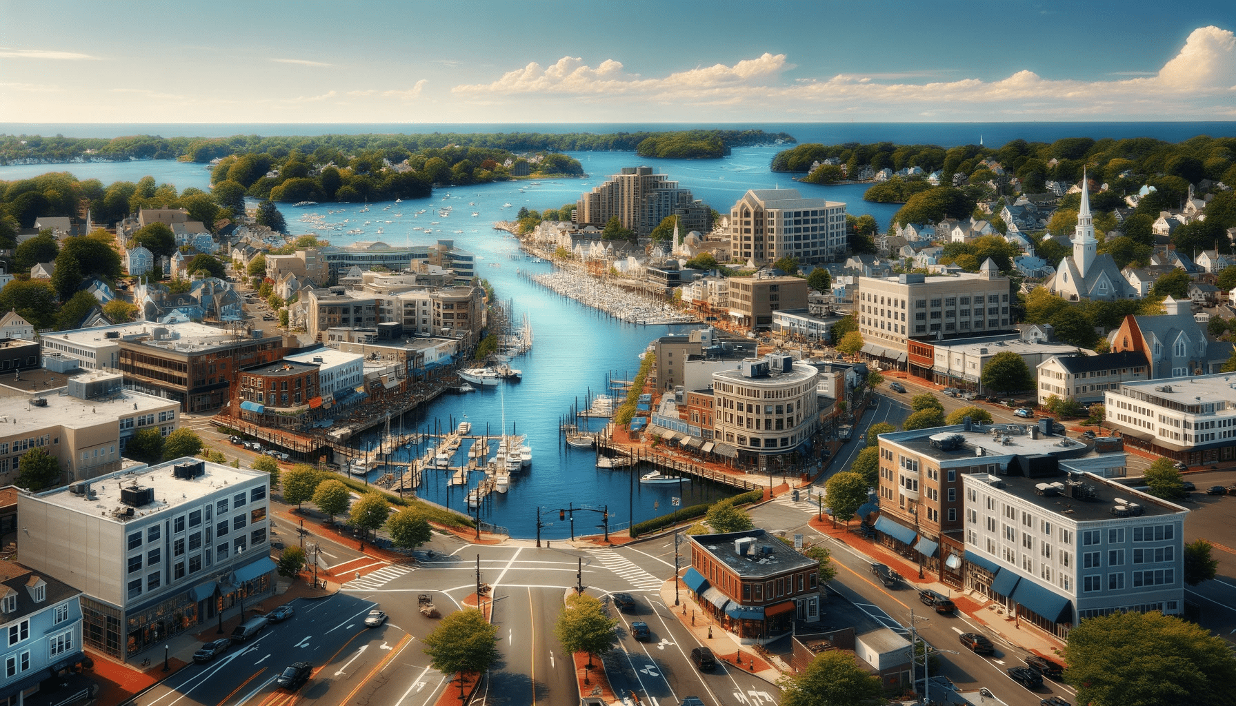 Picture of downtown Norwalk, Connecticut